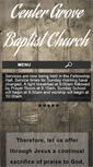 Mobile Screenshot of centergrovebaptistchurch.com